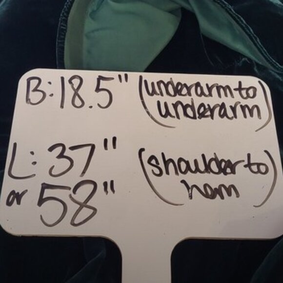 Buru Teagan Deep Green Velvet Convertible Mini to Maxi Dress - SZ XS/S - NWOT - Picture 14 of 14